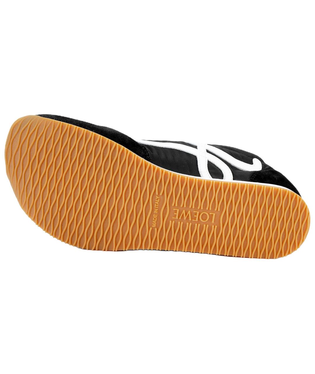 LOEWE Черные низкие кроссовки / кеды, фото 5