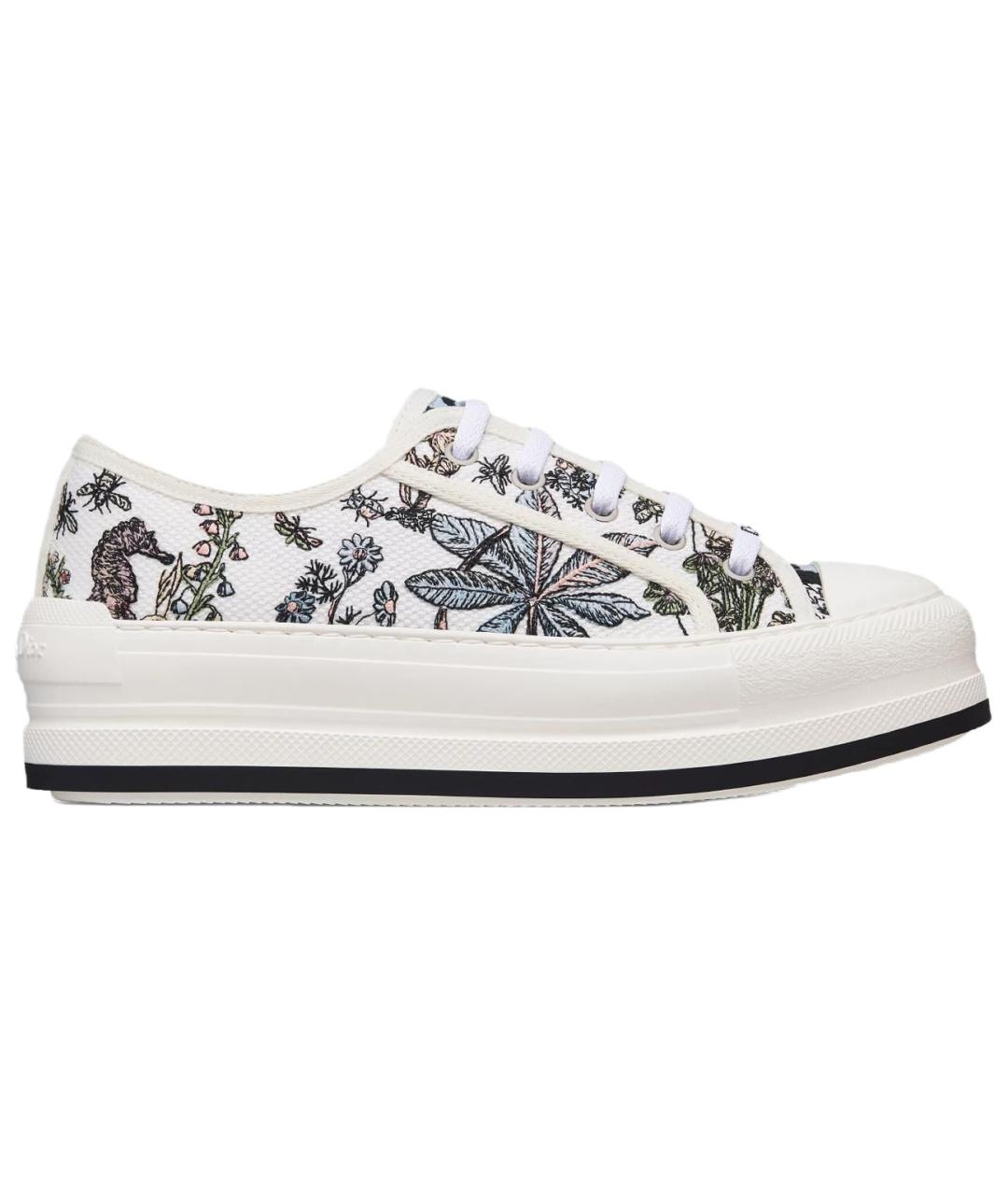 CHRISTIAN DIOR Мульти текстильные кеды, фото 1