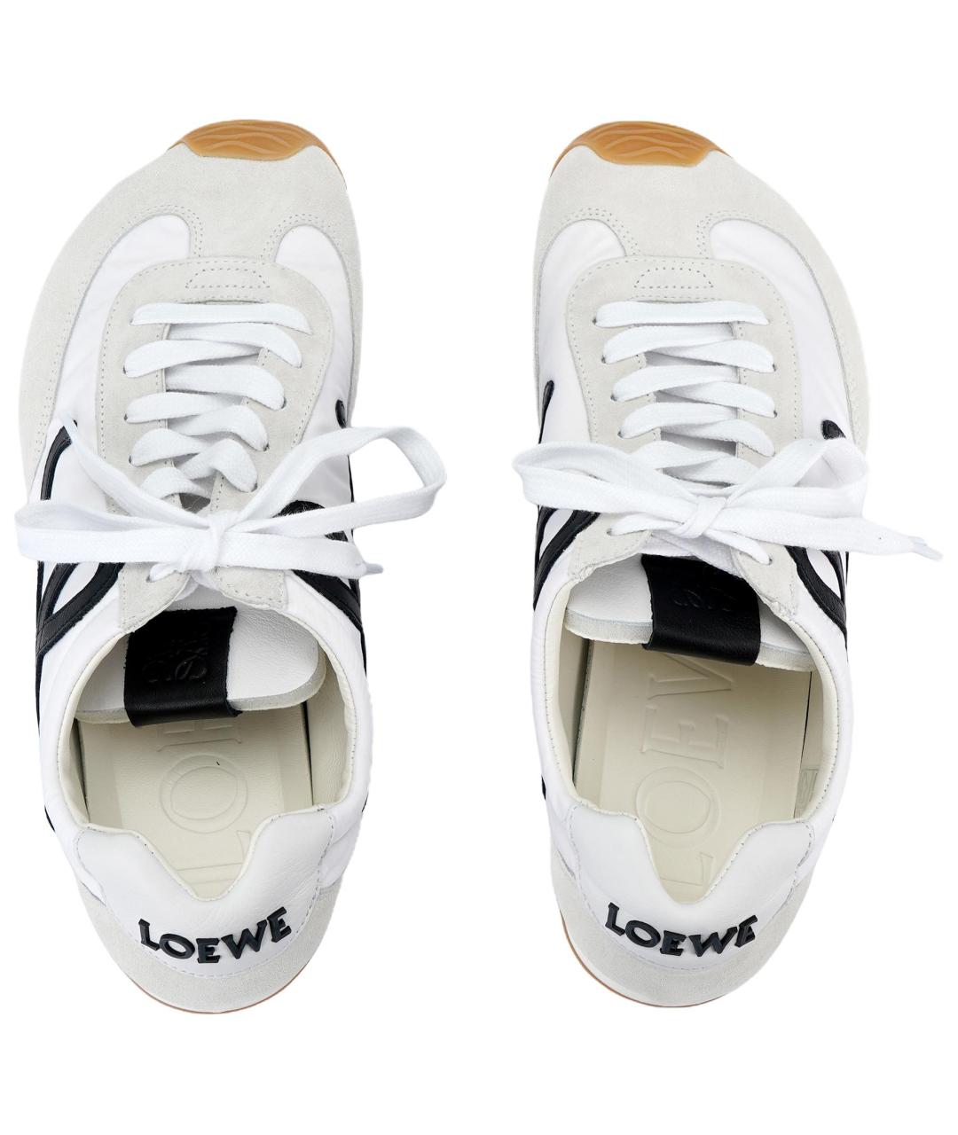 LOEWE Белые низкие кроссовки / кеды, фото 6