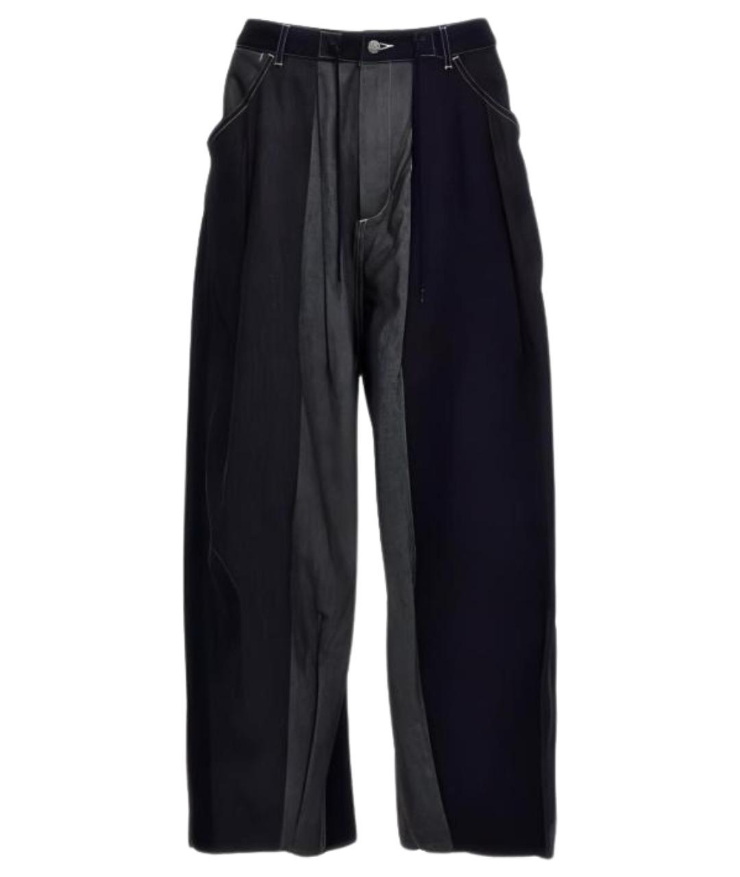 NEEDLES Темно-синие классические брюки, фото 1