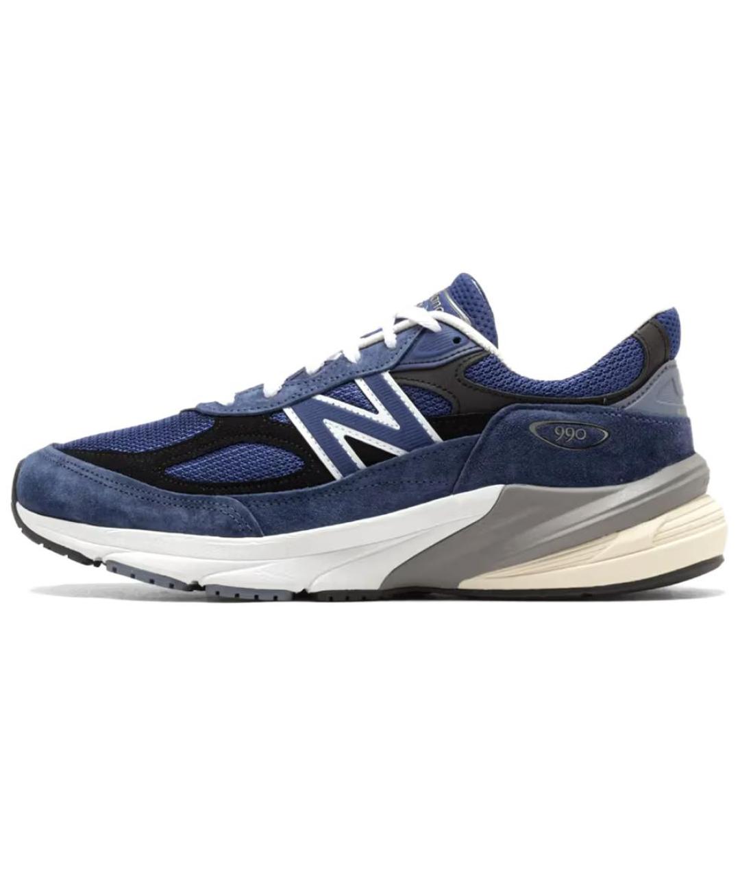 NEW BALANCE Синие замшевые кроссовки, фото 2