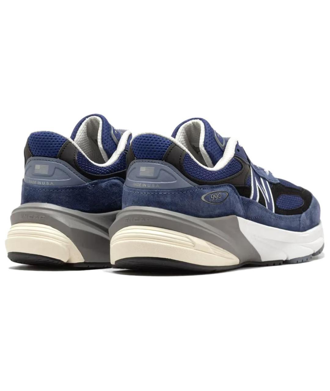 NEW BALANCE Синие замшевые кроссовки, фото 4