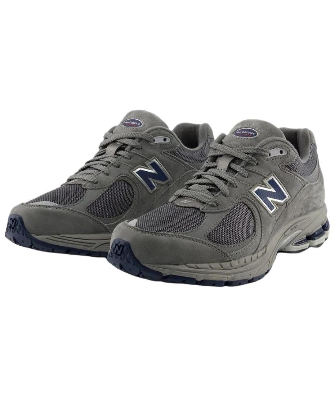 NEW BALANCE Серые замшевые кроссовки, фото 2