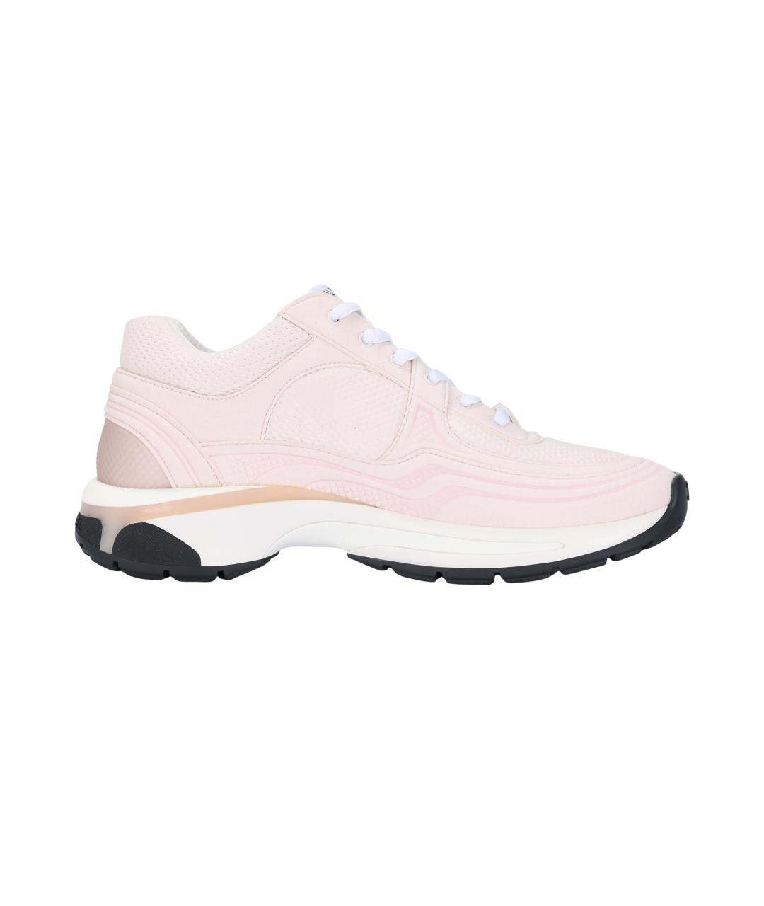 CHANEL Розовые кроссовки, фото 2