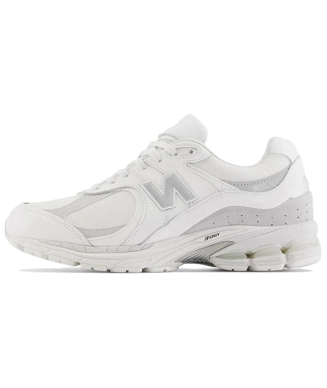 NEW BALANCE Белые кожаные высокие кроссовки / кеды, фото 2