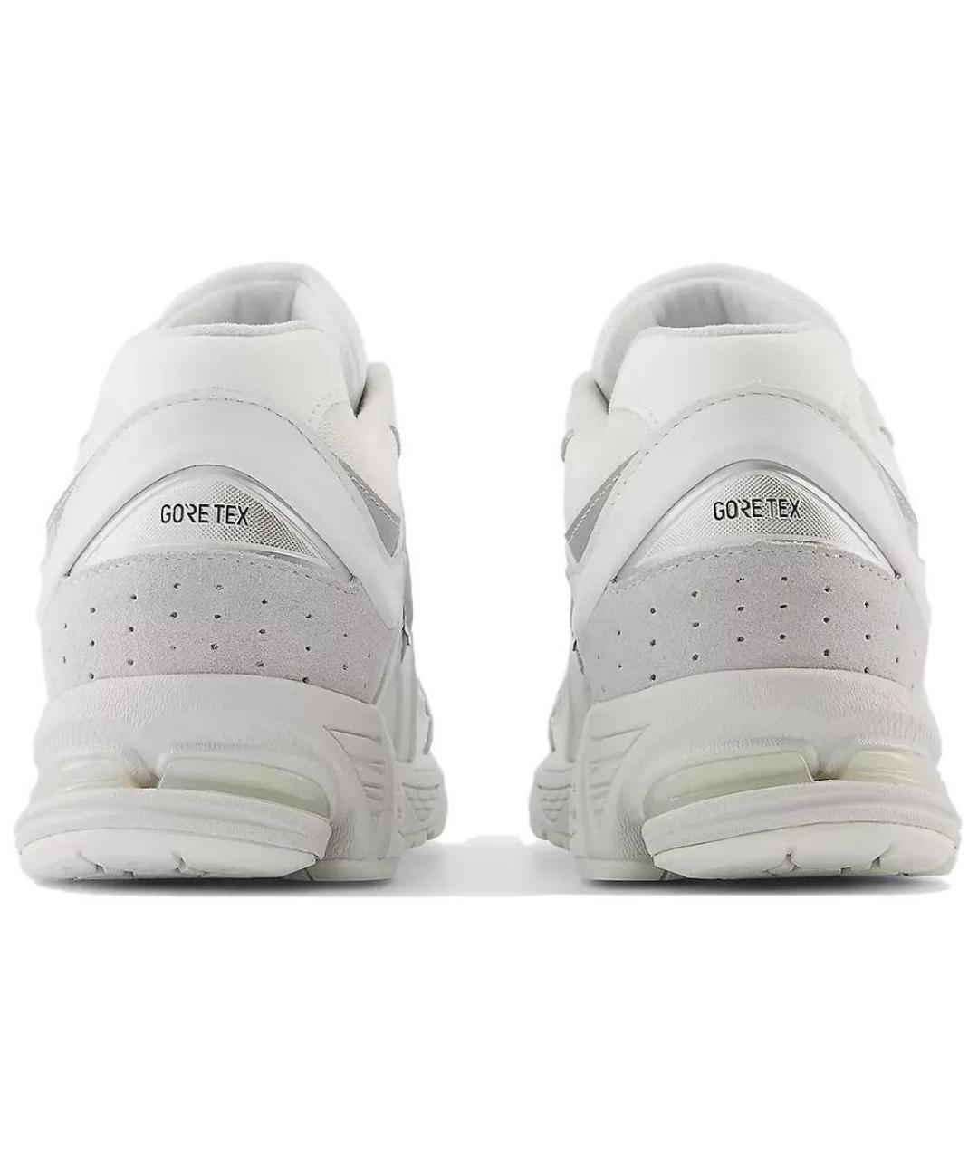 NEW BALANCE Белые кожаные высокие кроссовки / кеды, фото 4