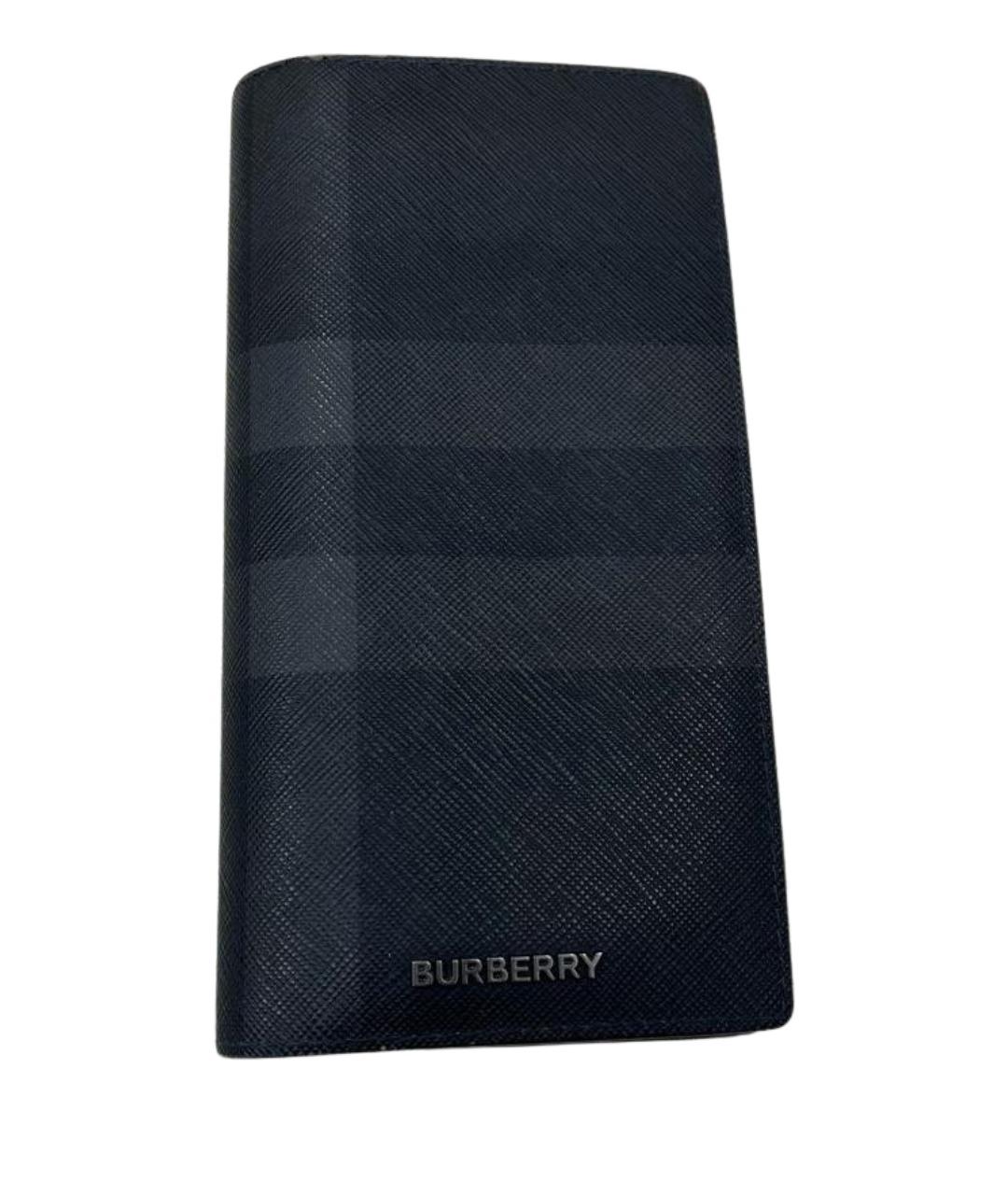 BURBERRY Черный кошелек из искусственной кожи, фото 1