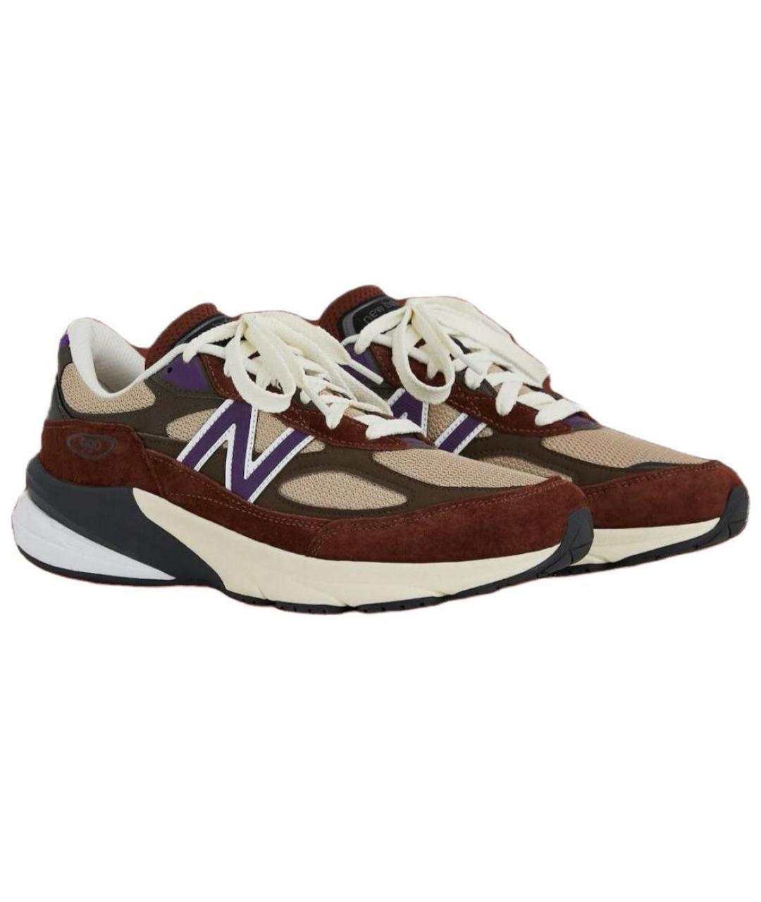 NEW BALANCE Бордовые кроссовки, фото 4