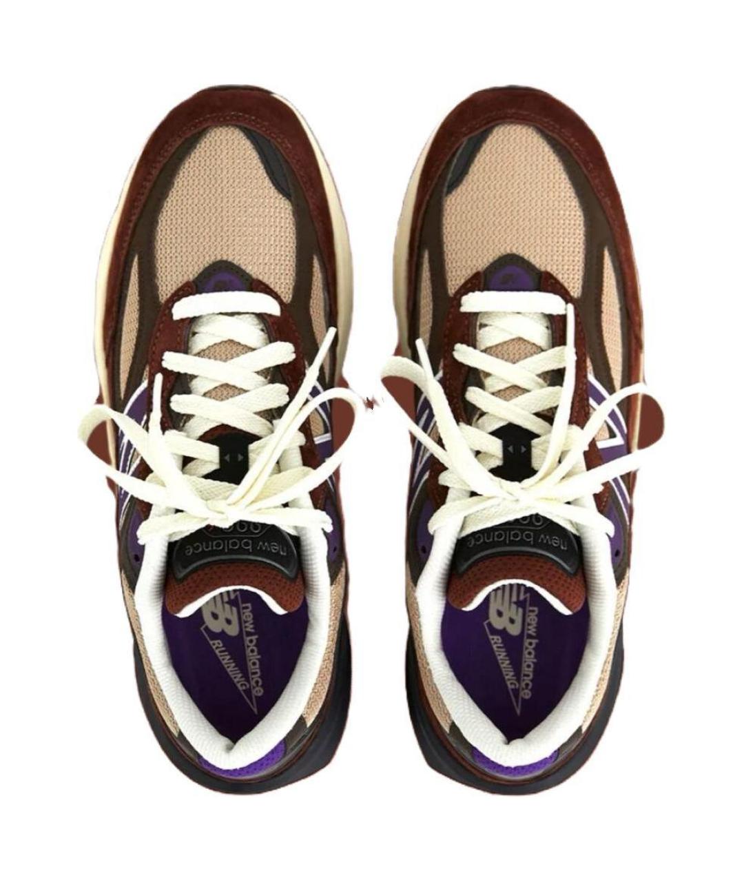 NEW BALANCE Бордовые кроссовки, фото 3