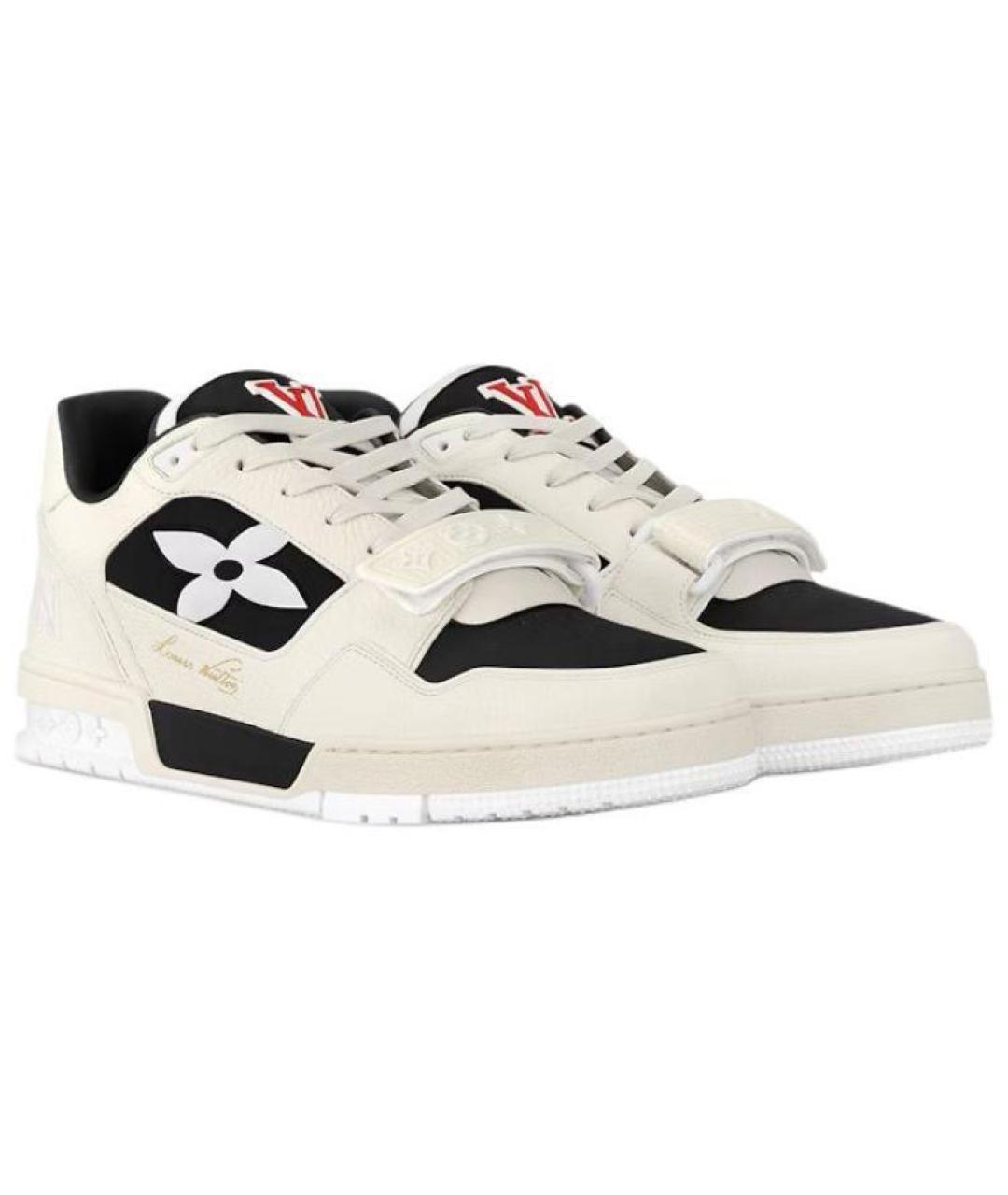 LOUIS VUITTON Мульти кожаные низкие кроссовки / кеды, фото 4