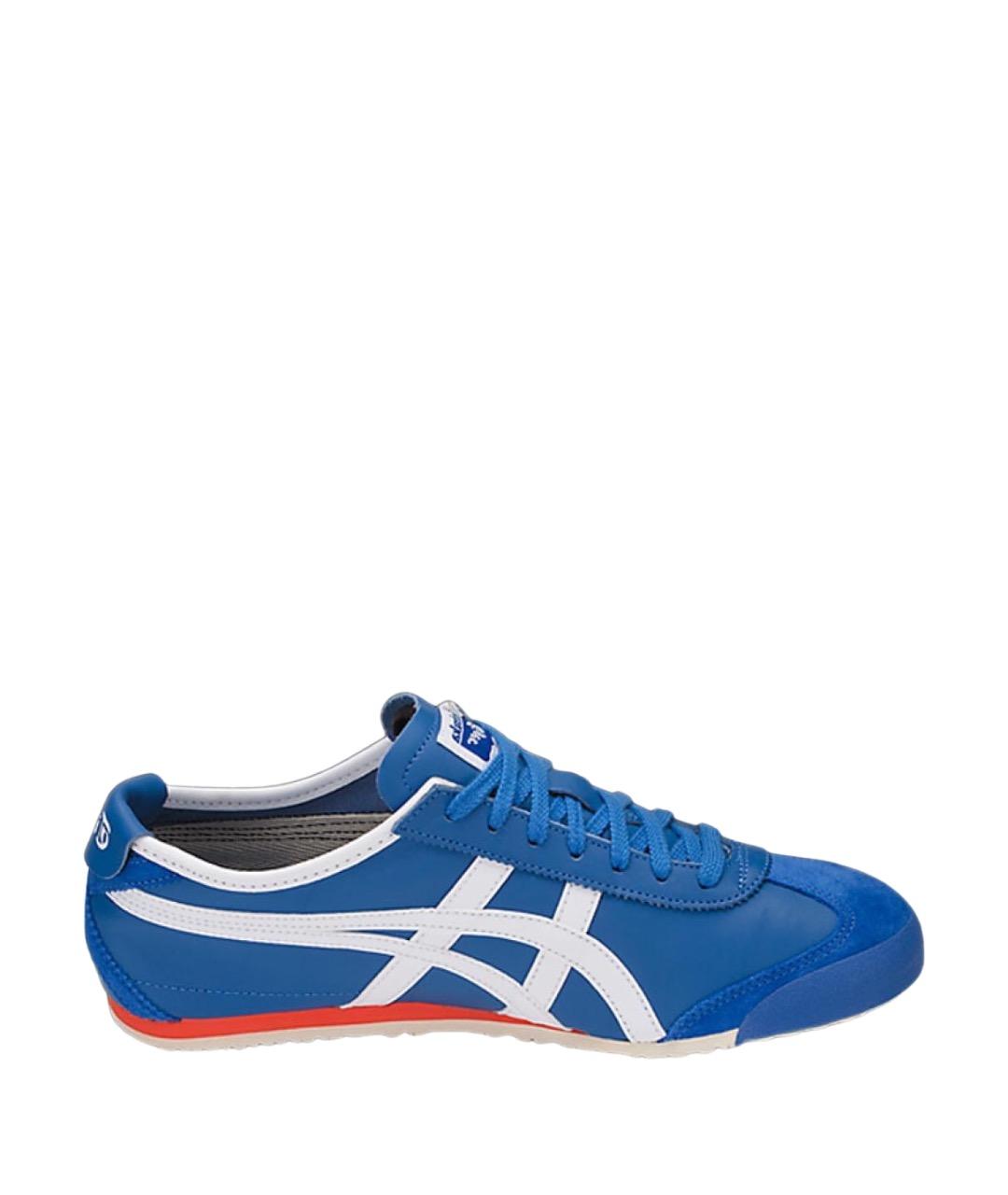 ONITSUKA TIGER Синие кожаные кеды, фото 1