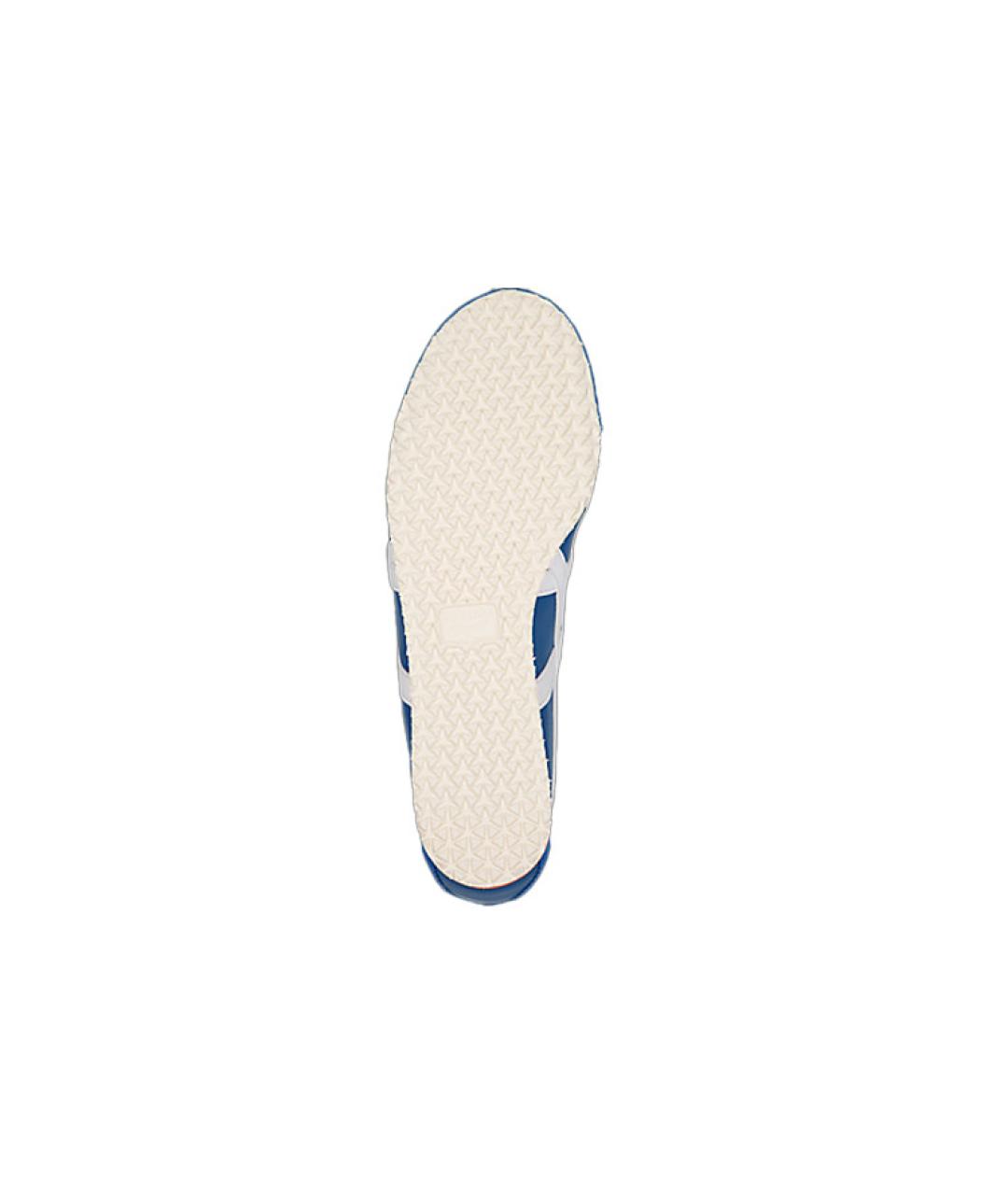 ONITSUKA TIGER Синие кожаные кеды, фото 5