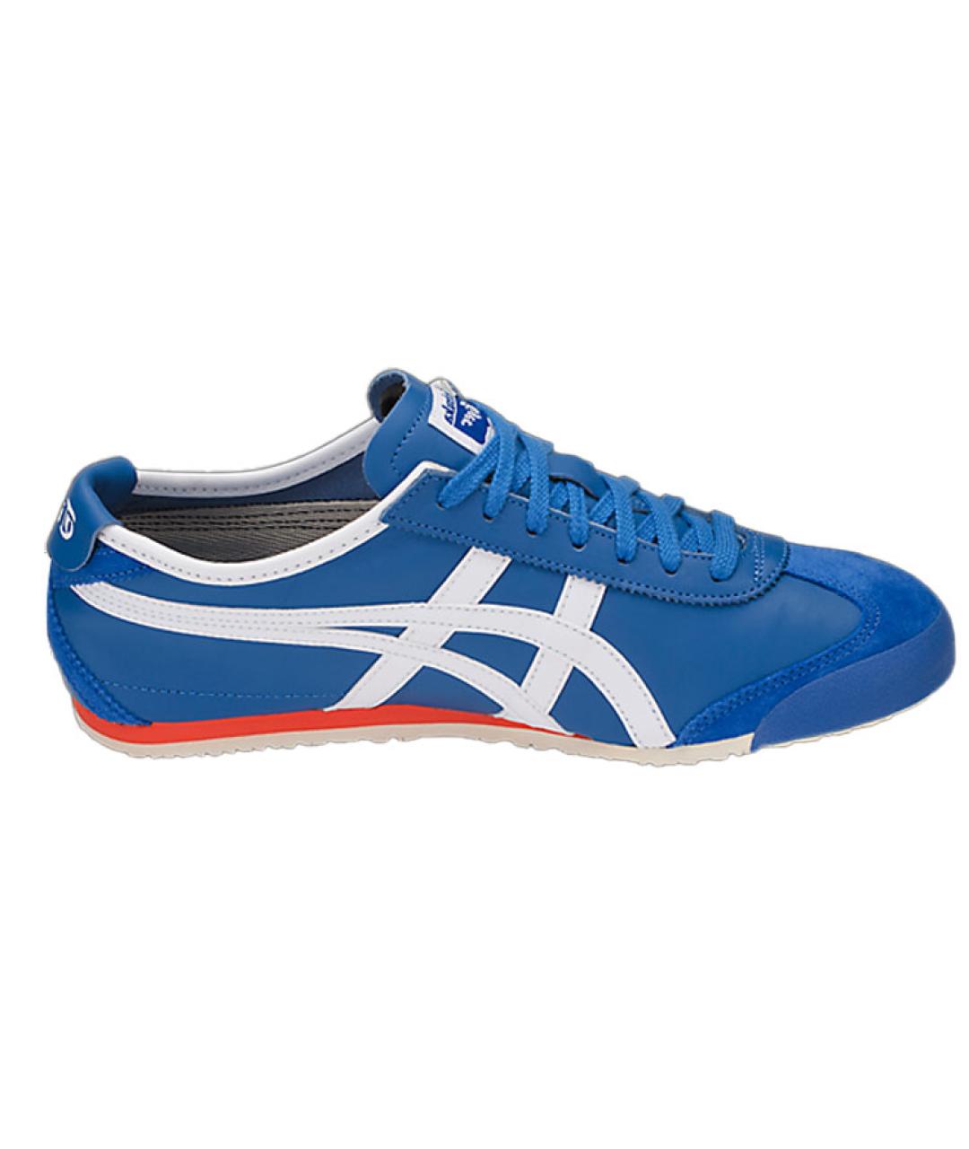 ONITSUKA TIGER Синие кожаные кеды, фото 6