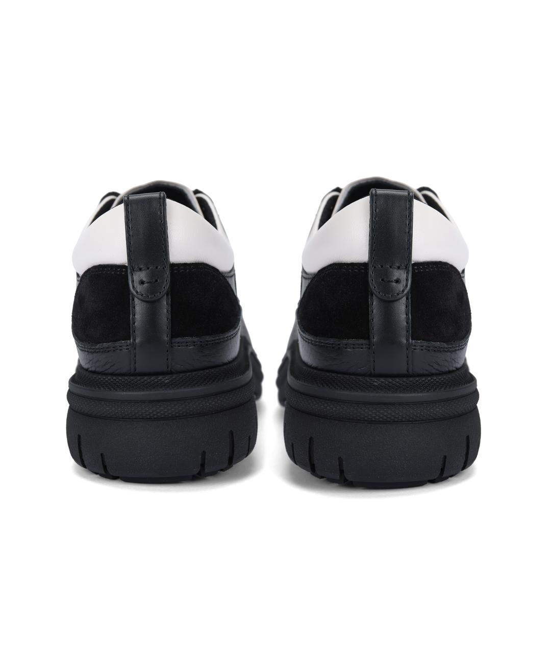 CHANEL Черные кожаные кроссовки, фото 4