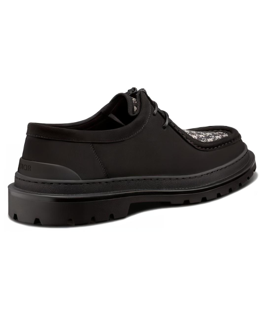 CHRISTIAN DIOR Черные кожаные лоферы, фото 4
