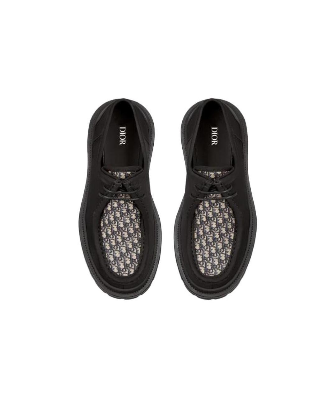 CHRISTIAN DIOR Черные кожаные лоферы, фото 5