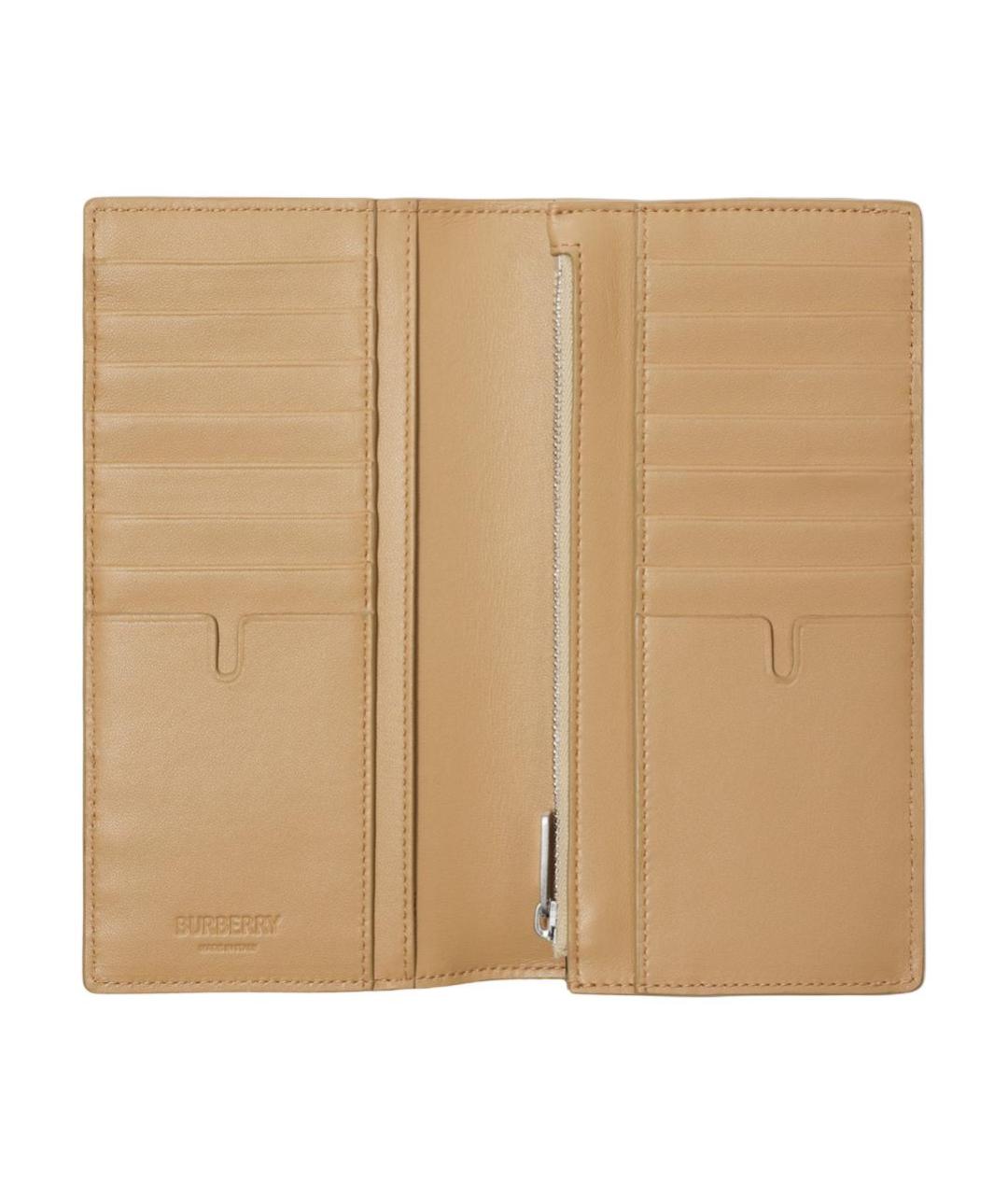 BURBERRY Коричневый кошелек, фото 3