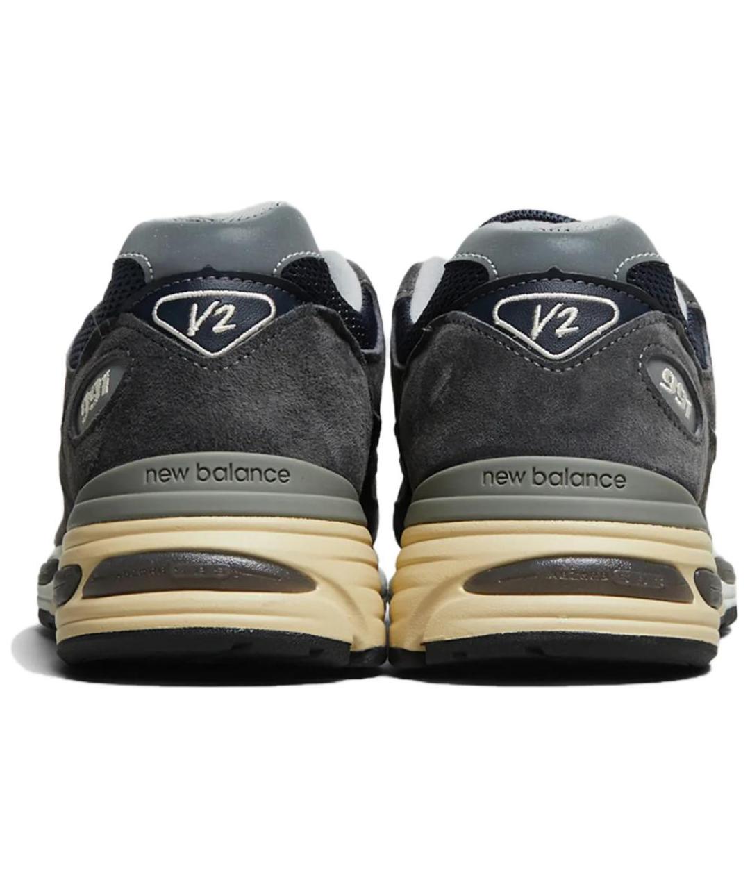 NEW BALANCE Серые замшевые кроссовки, фото 4