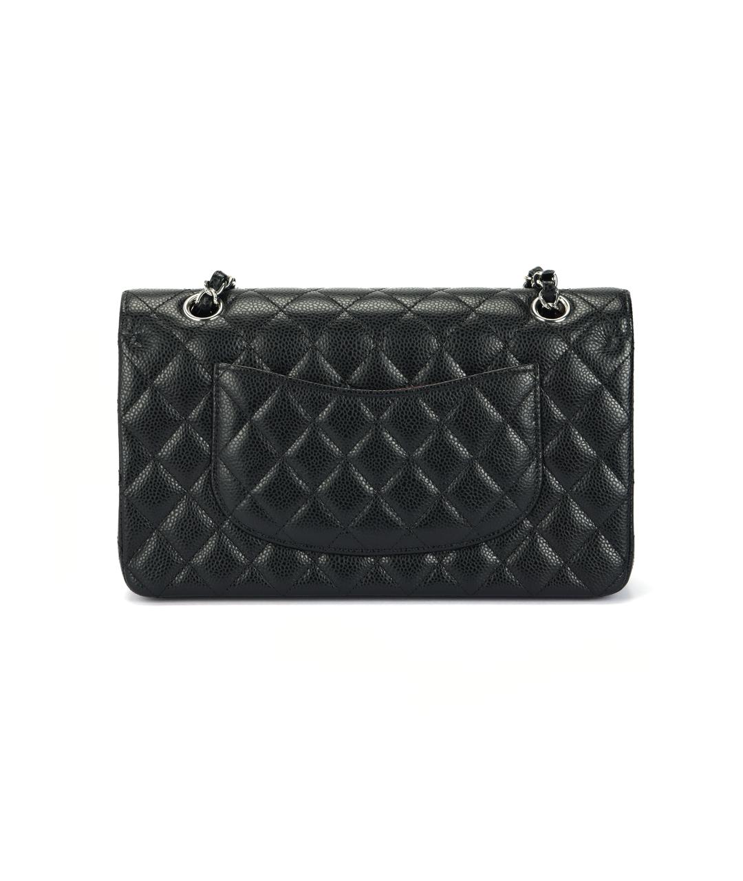 CHANEL Черная кожаная сумка через плечо, фото 3