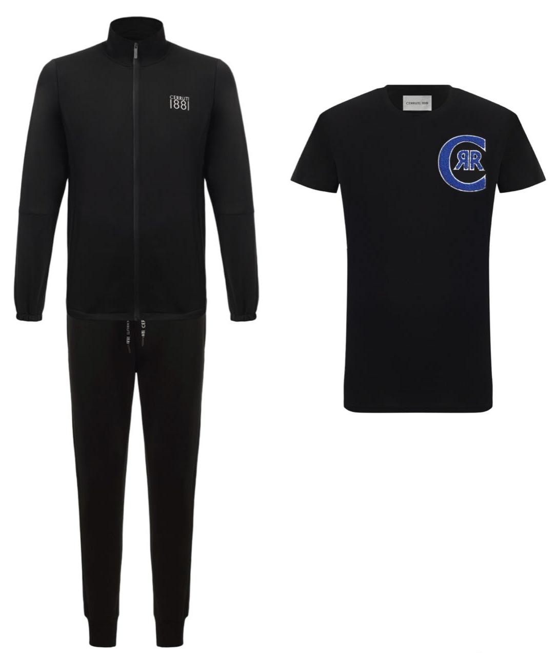 CERRUTI 1881 Черный спортивный костюм, фото 8