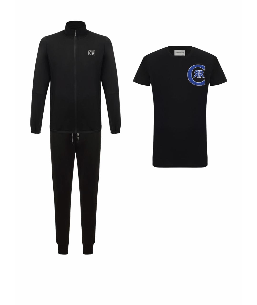 CERRUTI 1881 Черный спортивный костюм, фото 1