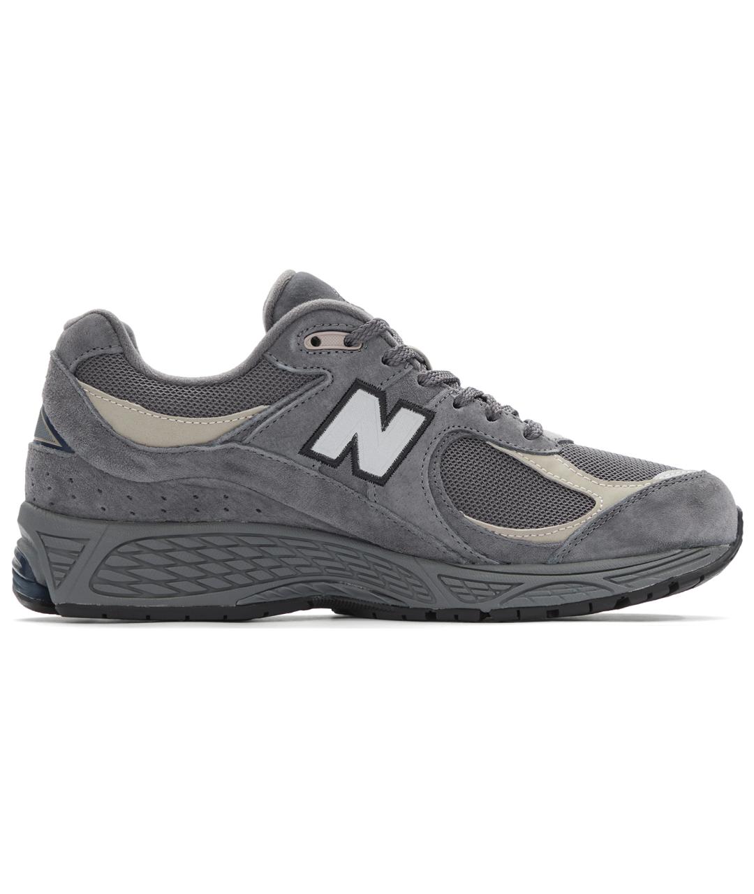 NEW BALANCE Серые замшевые кроссовки, фото 1