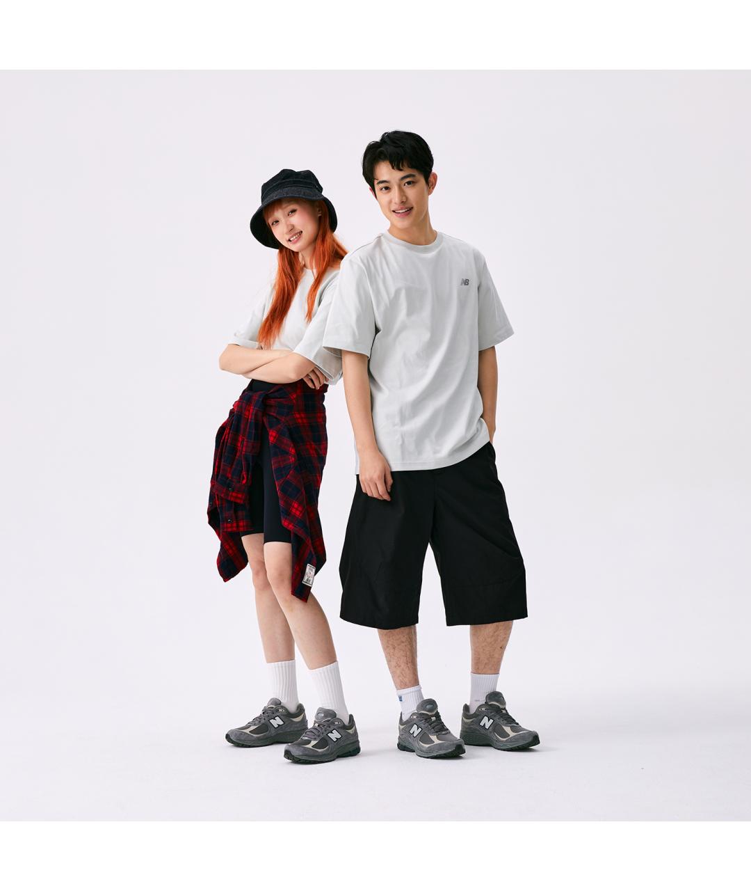 NEW BALANCE Серые замшевые кроссовки, фото 6