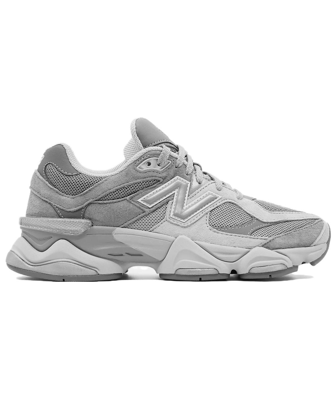 NEW BALANCE Серые текстильные кроссовки, фото 1