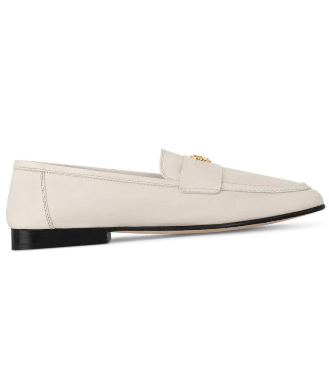 LOUIS VUITTON Бежевые кожаные лоферы, фото 1