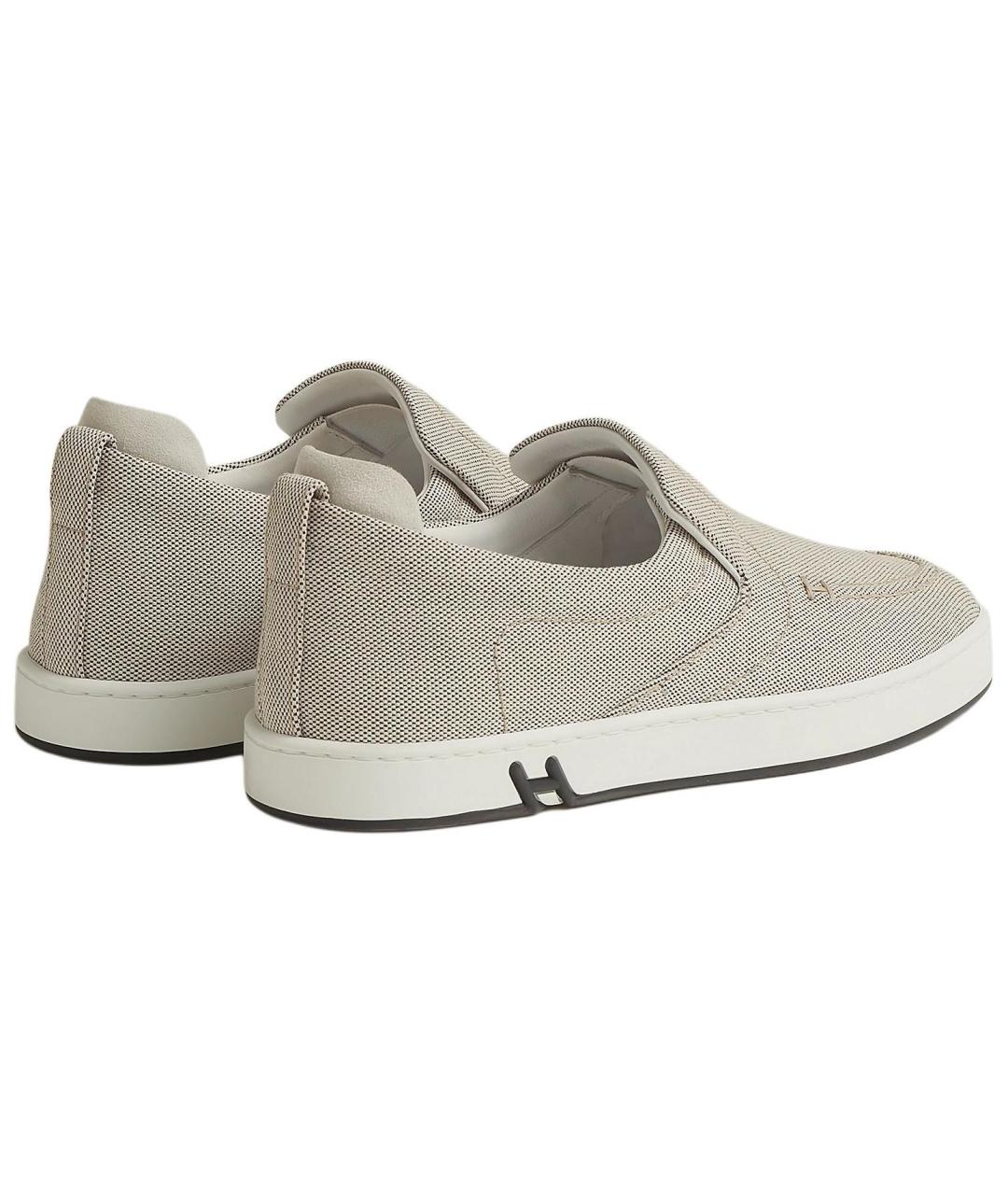 HERMES Белые слипоны, фото 5