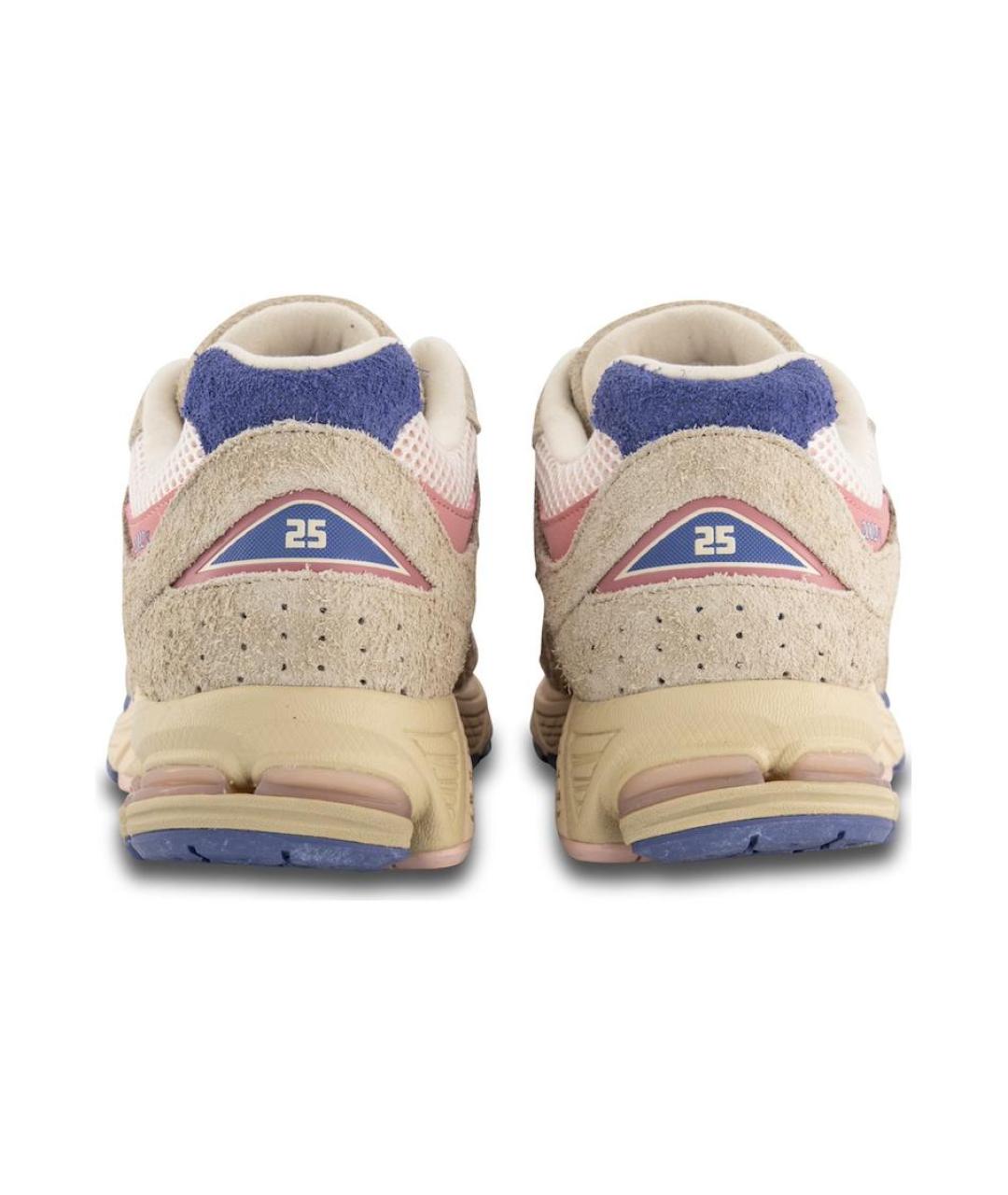 NEW BALANCE Бежевые текстильные низкие кроссовки / кеды, фото 4