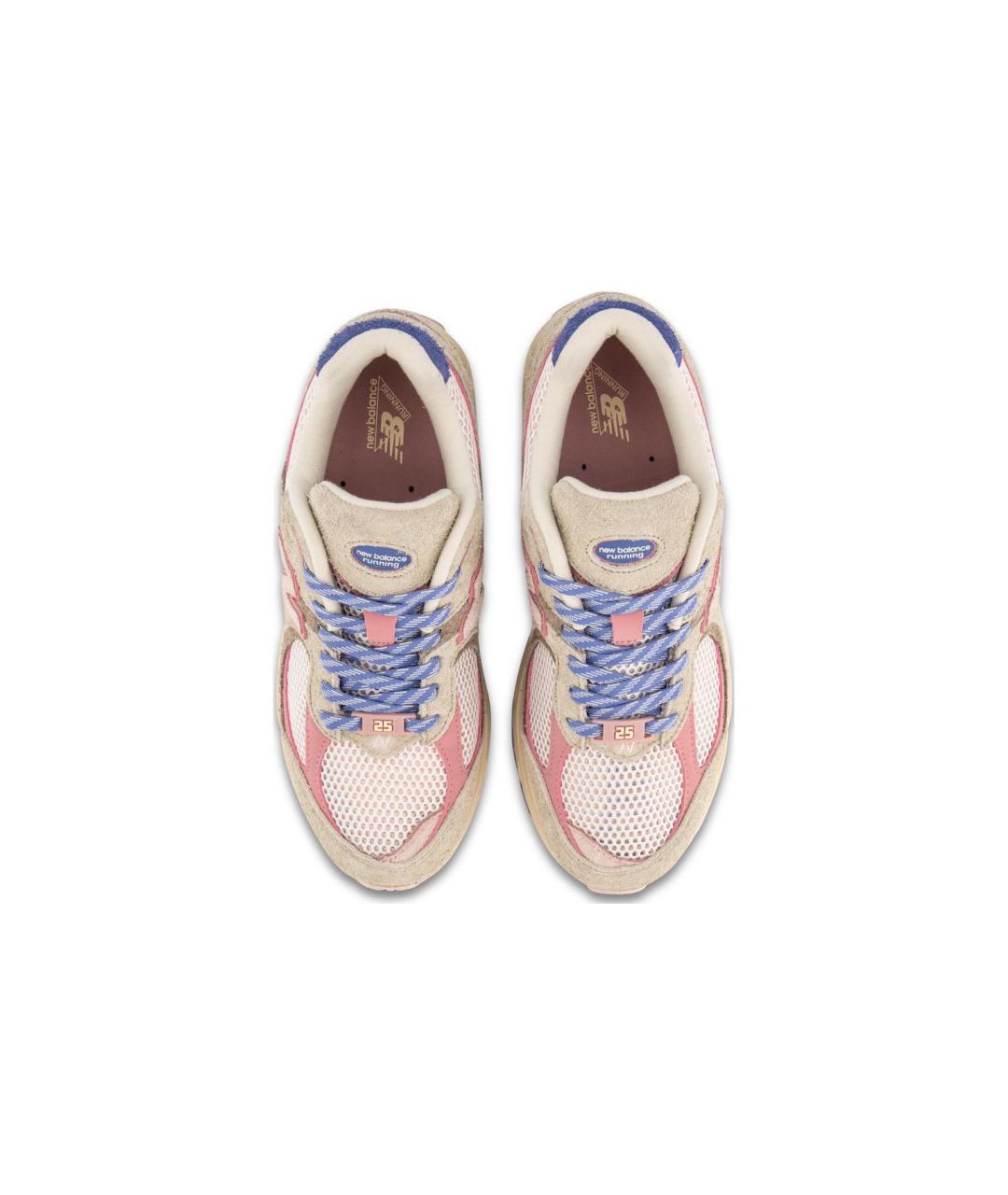 NEW BALANCE Бежевые текстильные низкие кроссовки / кеды, фото 3