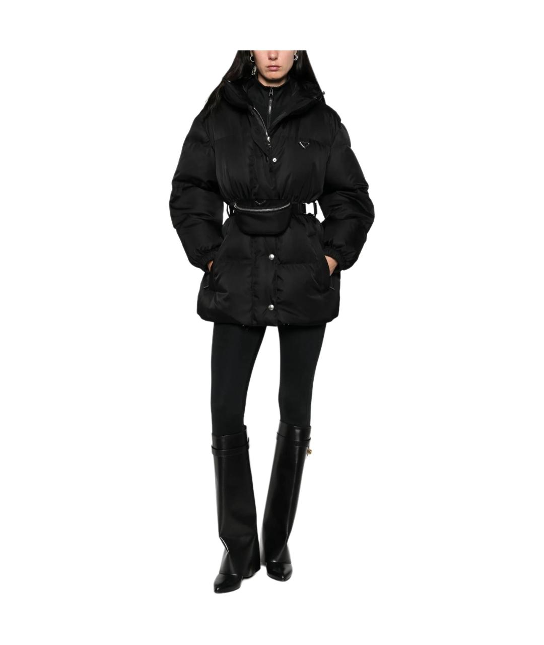 PRADA Черный пуховик, фото 2