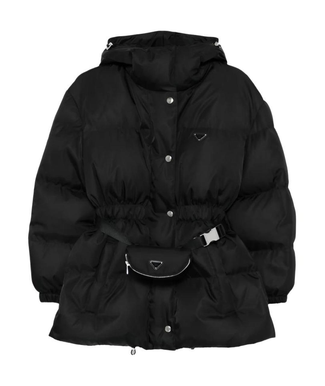 PRADA Черный пуховик, фото 1
