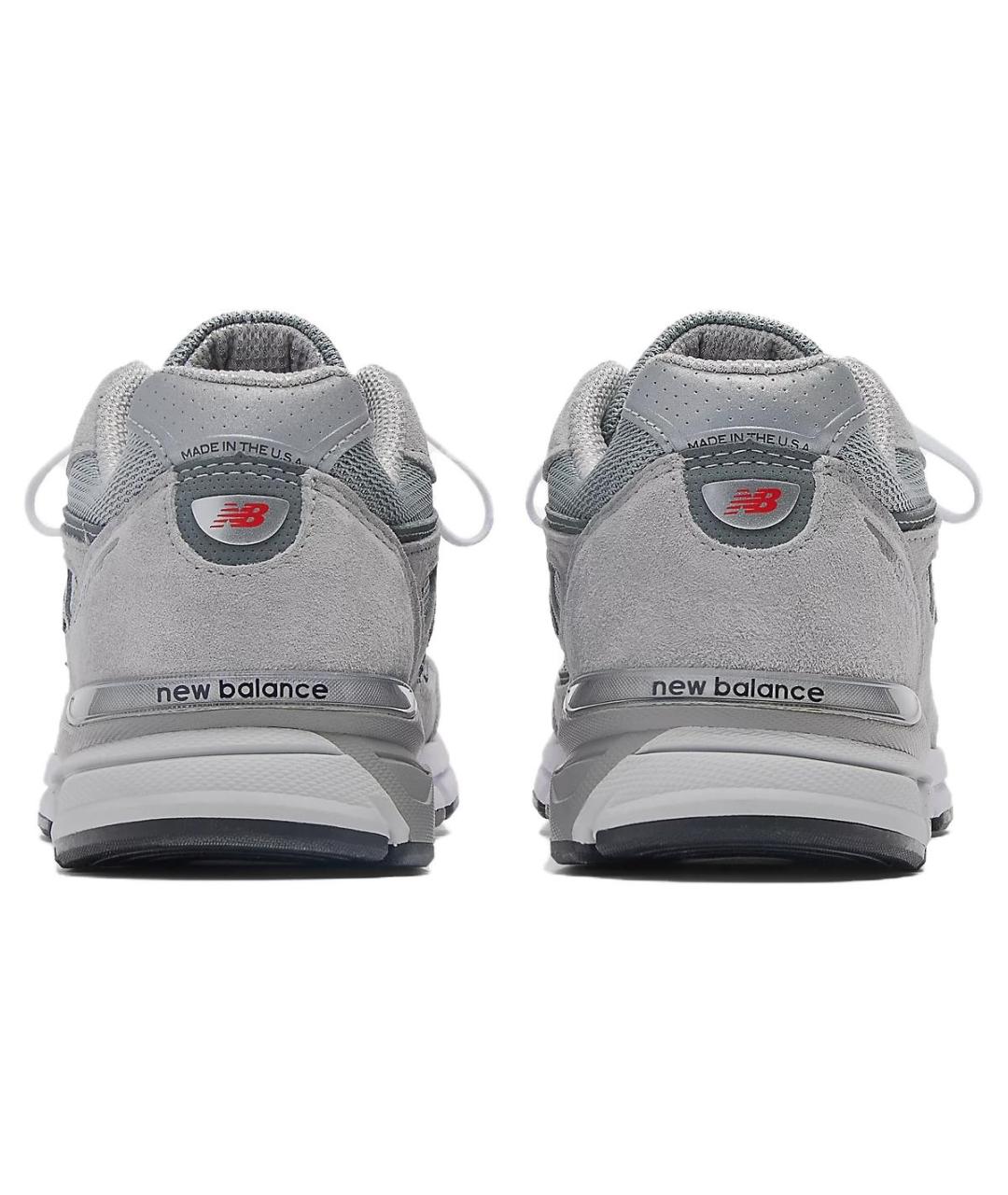 NEW BALANCE Серые замшевые кроссовки, фото 4