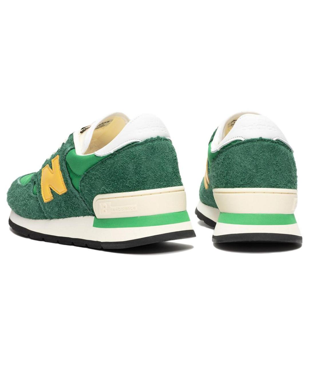 NEW BALANCE Зеленые замшевые кроссовки, фото 4