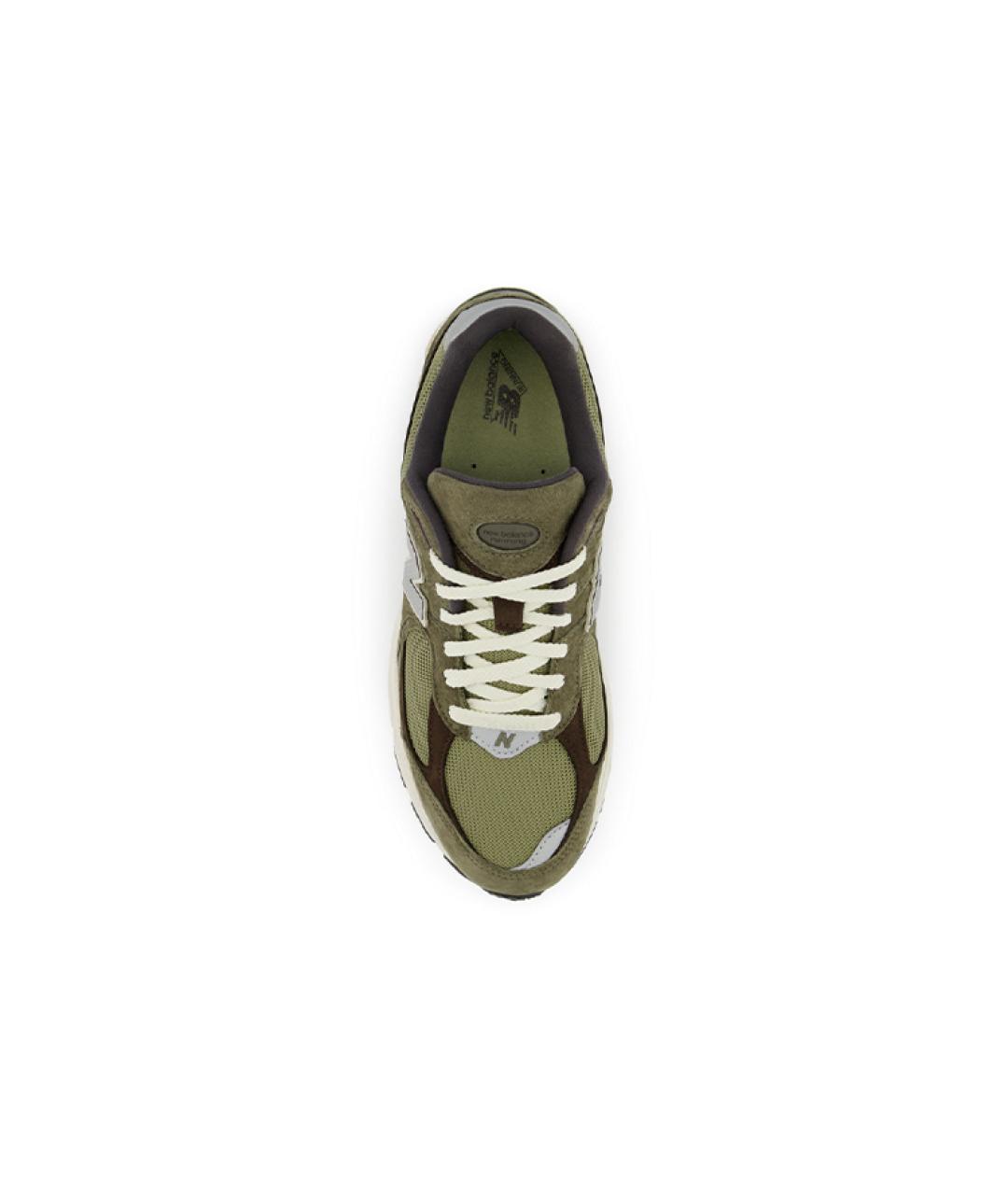 NEW BALANCE Зеленые замшевые кроссовки, фото 4