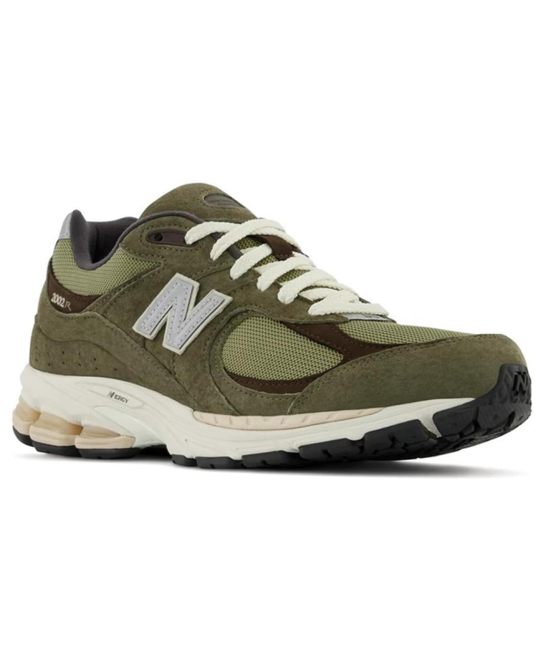 NEW BALANCE Зеленые замшевые кроссовки, фото 3