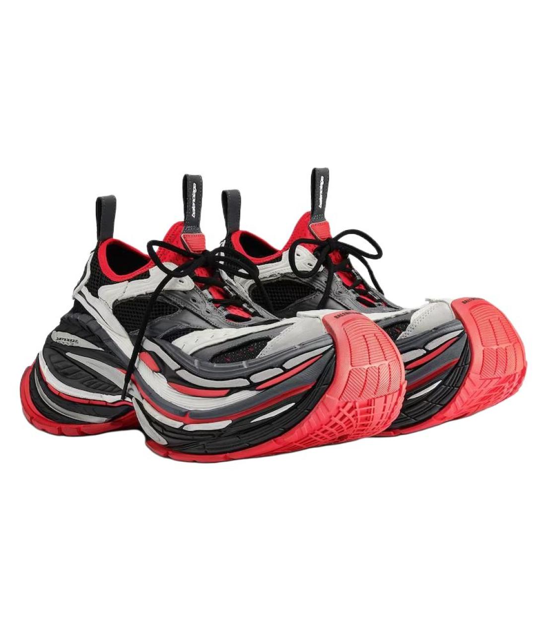 BALENCIAGA Красные низкие кроссовки / кеды, фото 6