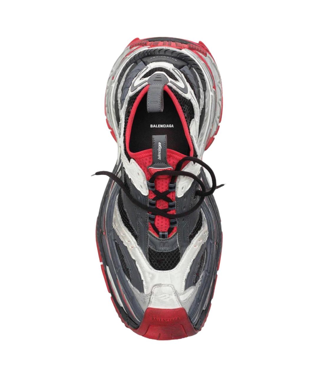 BALENCIAGA Красные низкие кроссовки / кеды, фото 8