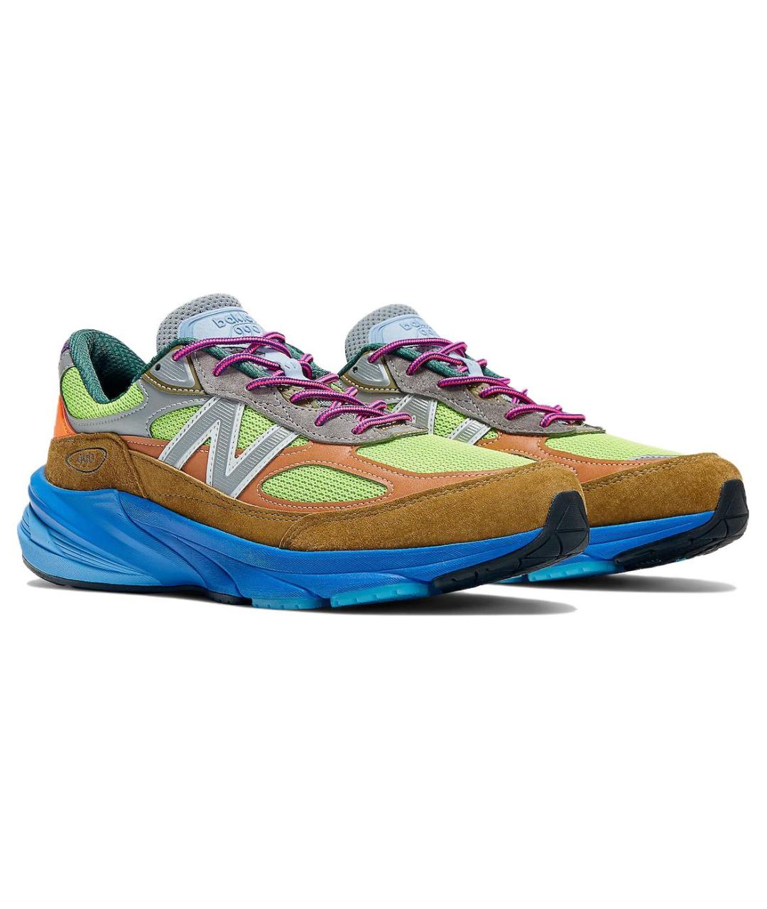 NEW BALANCE Мульти замшевые кроссовки, фото 3