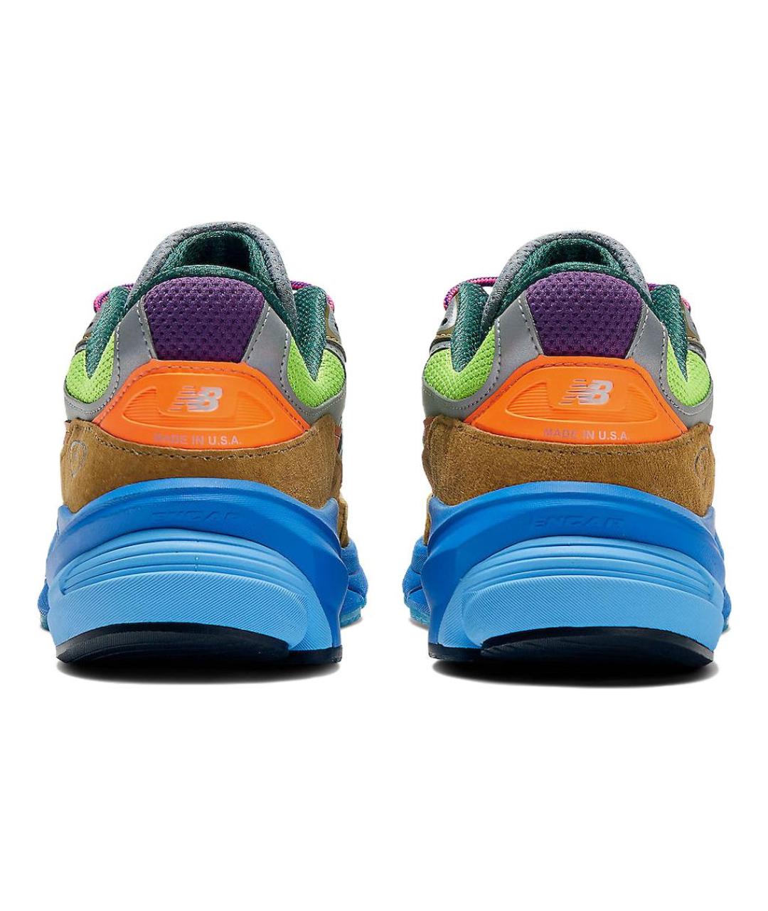 NEW BALANCE Мульти замшевые кроссовки, фото 4