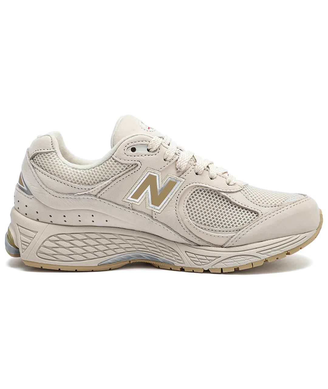 NEW BALANCE Бежевые замшевые кроссовки, фото 1