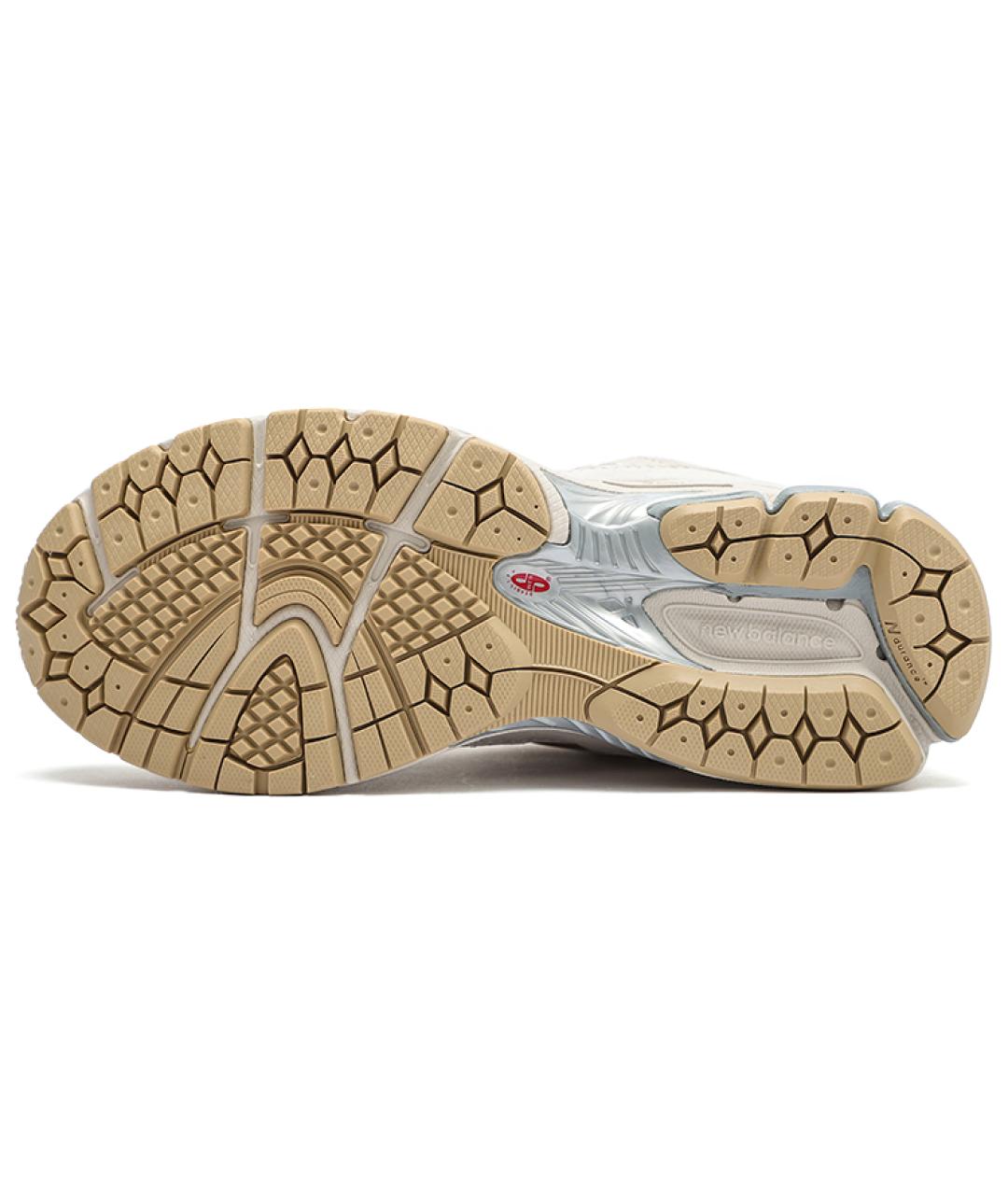 NEW BALANCE Бежевые замшевые кроссовки, фото 5