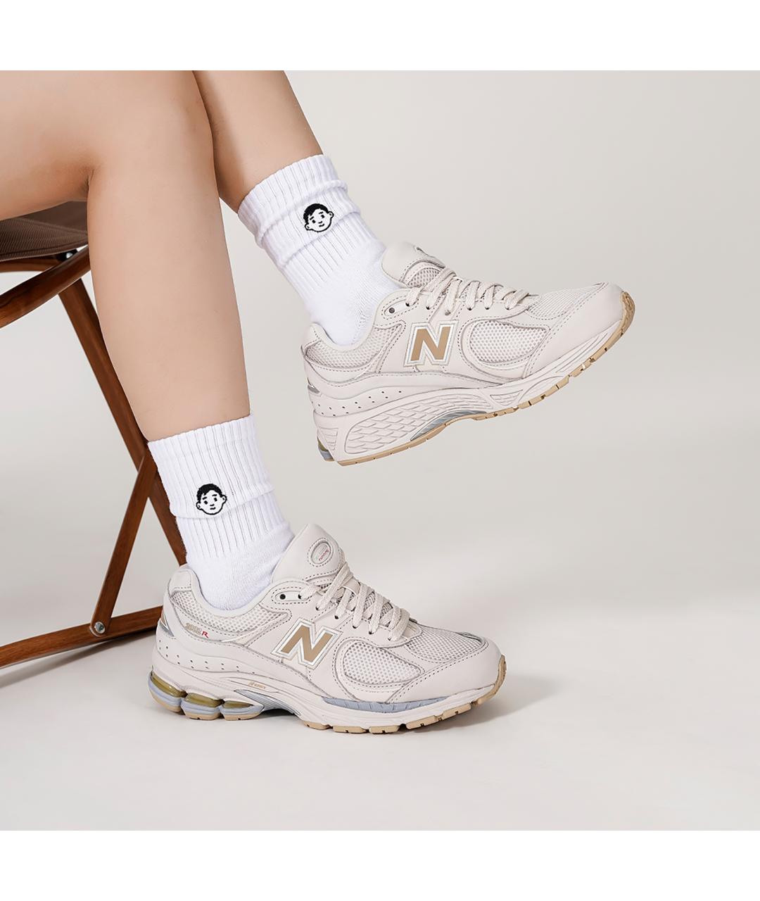 NEW BALANCE Бежевые замшевые кроссовки, фото 8