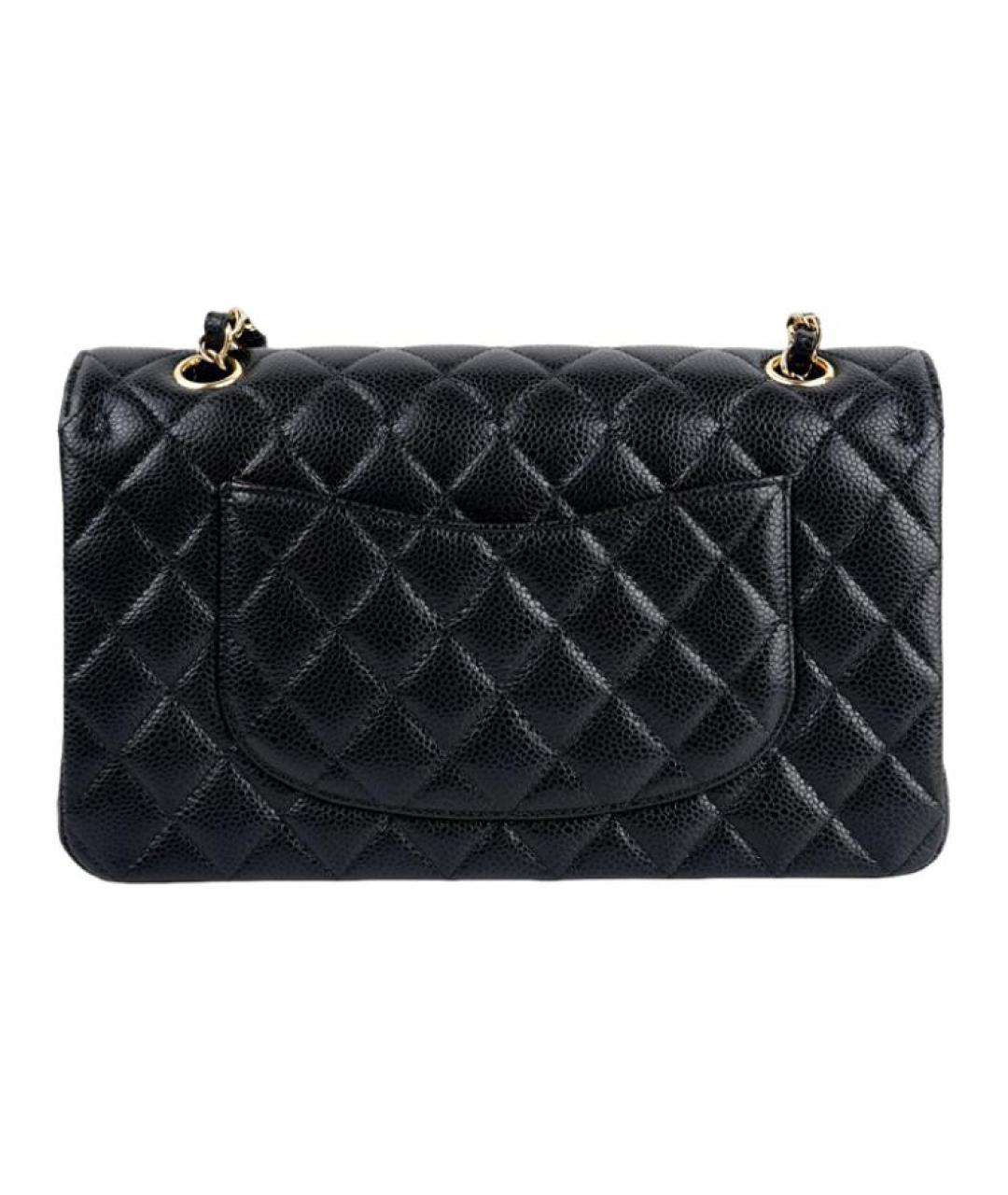 CHANEL Черная кожаная сумка через плечо, фото 3