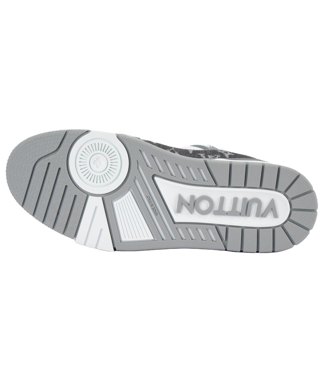 LOUIS VUITTON Серые кроссовки, фото 5