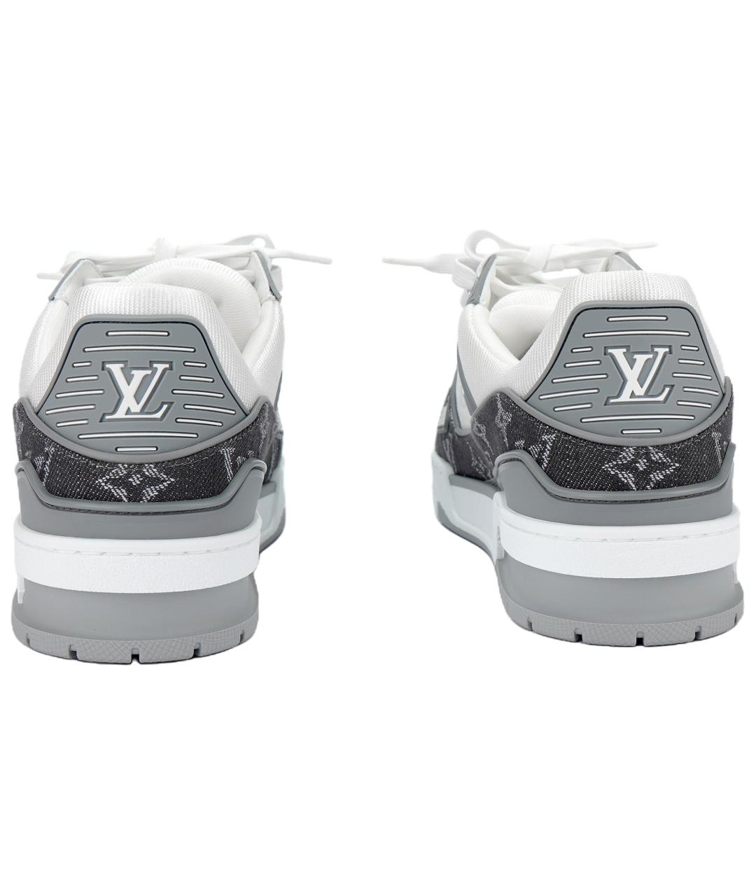 LOUIS VUITTON Серые кроссовки, фото 4