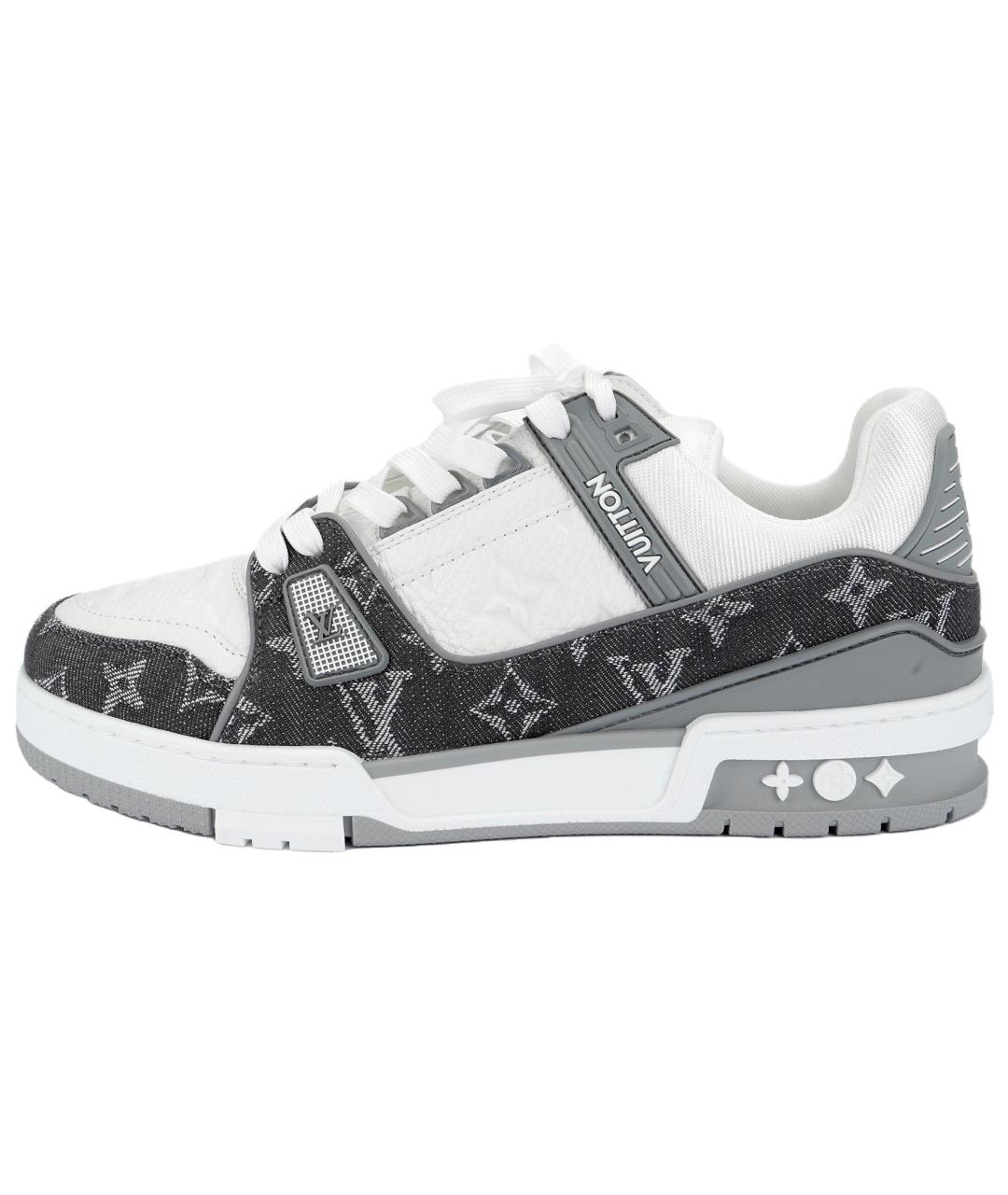 LOUIS VUITTON Серые кроссовки, фото 2