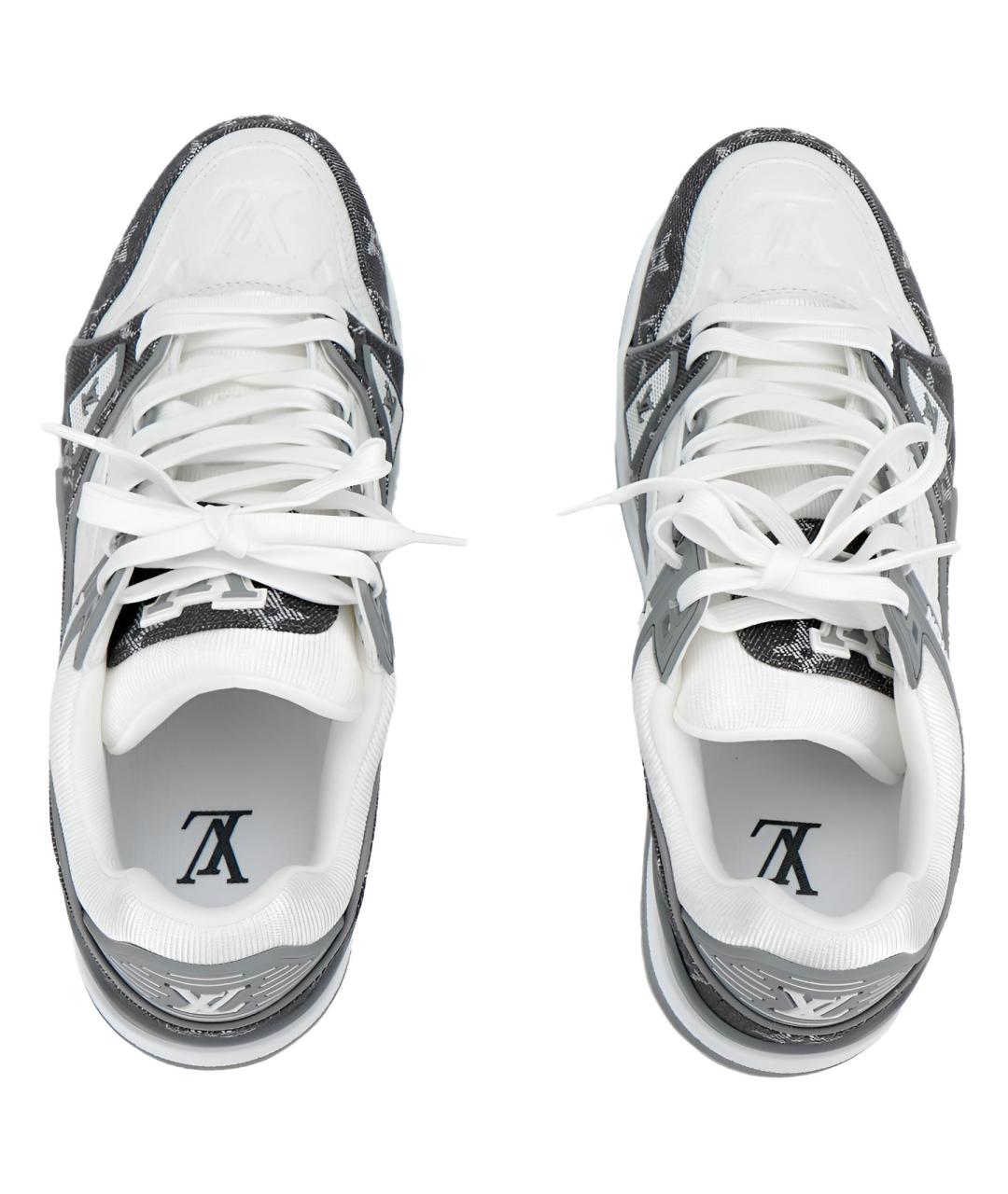 LOUIS VUITTON Серые кроссовки, фото 3